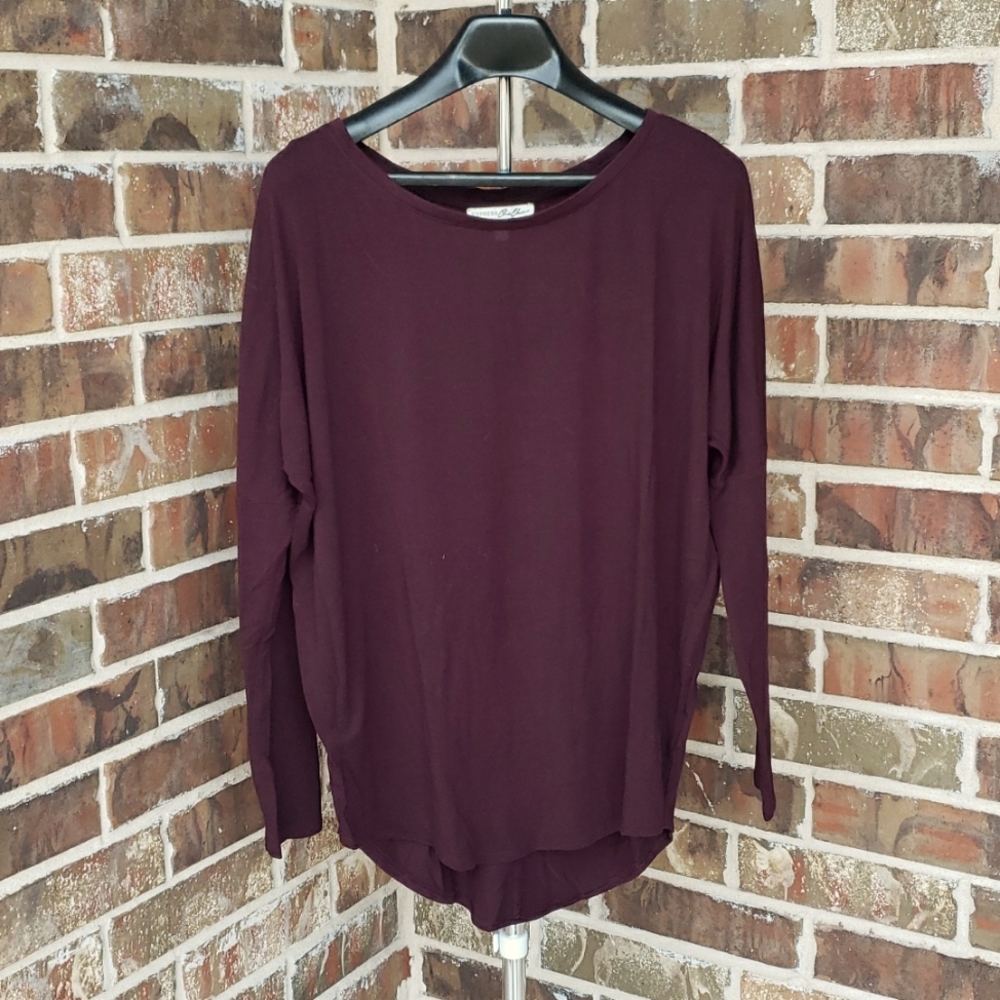 Maroon Oversized Sweater